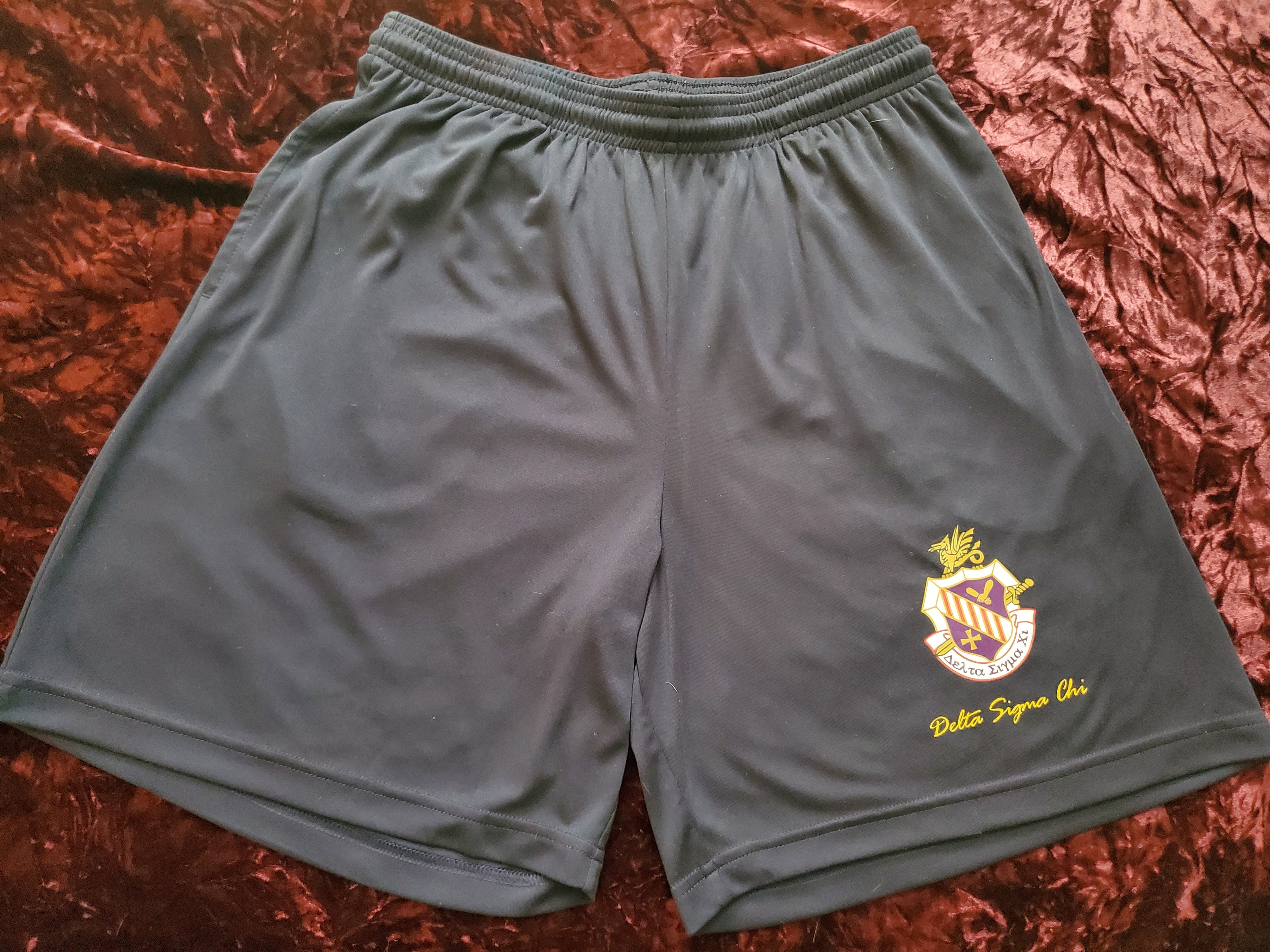Delt Shorts with printed crest